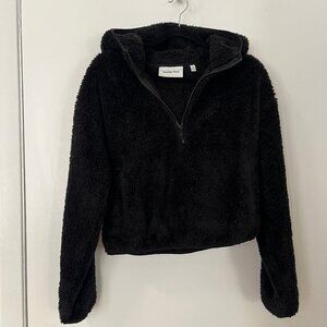 Aritzia Sunday Best Fuzzy Half Zip Fleece